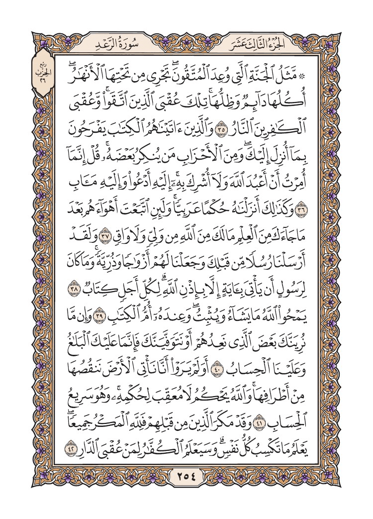 صفحة 254 من القرآن الكريم صفحة 254 من القرآن الكريم
